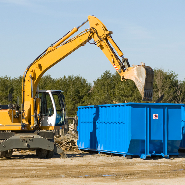 what size residential dumpster rentals are available in Woodbridge NJ